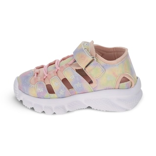 Foto 5 | Foto 5 | Sandalia Casual Para Niña Coqueta 105201-w Multicolor Con Ajuste Velcro