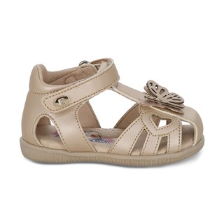 Foto 2 | Foto 2 | Sandalia Para Niña Coqueta 973020-l Color Beige Con Ajuste Velcro Y Detalles