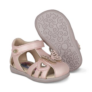 Foto 6 | Foto 6 | Sandalia Para Niña Coqueta 973020-i Color Rosa Con Ajuste Velcro Y Detalles