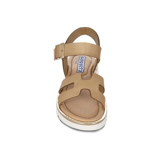 Foto 3 | Foto 3 | Sandalia Para Niña Coqueta 112900-s Color Oro Con Ajuste De Hebilla