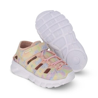 Foto 6 | Foto 6 | Sandalia Casual Para Niña Coqueta 105201-w Multicolor Con Ajuste Velcro
