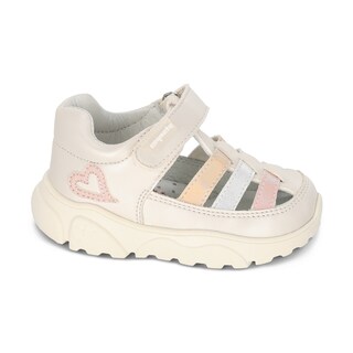 Foto 2 | Foto 2 | Sandalia Para Niña Coqueta 973302-y Color Perla Con Ajuste Velcro