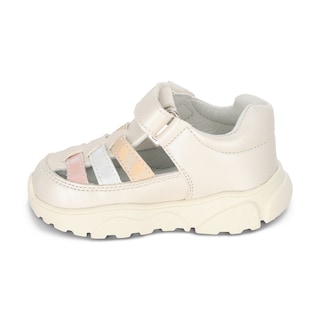 Foto 5 | Foto 5 | Sandalia Para Niña Coqueta 973302-y Color Perla Con Ajuste Velcro
