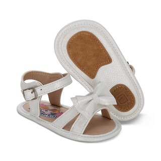 Foto 6 | Foto 6 | Sandalia Para Niña Coqueta 985108-y Color Perla Con Ajuste Velcro