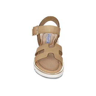 Foto 3 | Foto 3 | Sandalia Para Niña Coqueta 112900-s Color Oro Con Ajuste De Hebilla