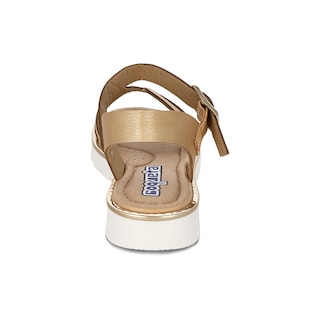 Foto 4 | Foto 4 | Sandalia Para Niña Coqueta 112900-s Color Oro Con Ajuste De Hebilla