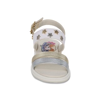 Foto 3 | Foto 3 | Sandalia Coqueta Blanco Oro con Ajuste de Hebilla para Niña