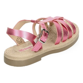Foto 3 | Foto 3 | Sandalias Niña Tropicana Rosa Ajuste De Hebilla Frescas Rosa