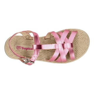Foto 8 | Foto 8 | Sandalias Niña Tropicana Rosa Ajuste De Hebilla Frescas Rosa