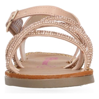 Foto 5 | Foto 5 | Sandalias Tropicana Beige Brilloso Casual para Niña