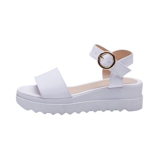 Foto 3 | Foto 3 | Sandalia Calzado Watanabe Color Blanco Niña Plana Satín