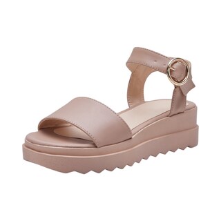 Foto 4 | Foto 4 | Sandalia Calzado Watanabe Color Beige Niña Plana Satín