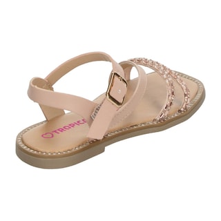 Foto 3 | Foto 3 | Sandalias Tropicana Beige Casual para Niña