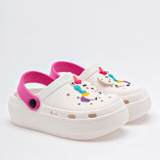 Foto 1 | Foto 1 | Moramora Sandalia Para Niña Blanco Fucsia Cod.132630