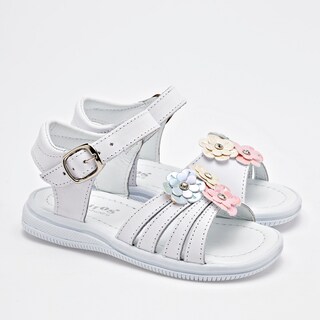 Foto 1 | Foto 1 | Danielitos Shoes Sandalia Para Niña Blanco Multicolor Cod.133334