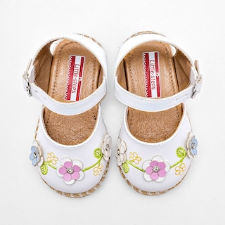 Foto 2 | Foto 2 | Little-steps Sandalia Para Bebé Niña Blanco Multicolor Cod.132414