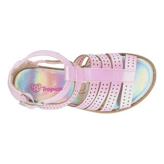 Foto 8 | Foto 8 | Sandalias Tropicana Rosa Con Hebilla Ajustable Para Niña Rosa