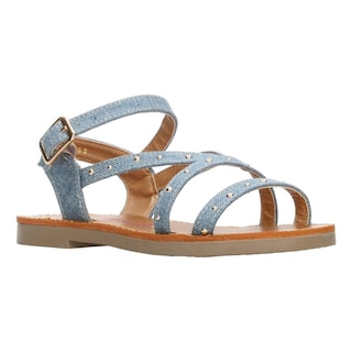 Foto 2 | Foto 2 | Sandalias Tropicana Azul Hebilla Ajustable Para Niña T14-26 Azul