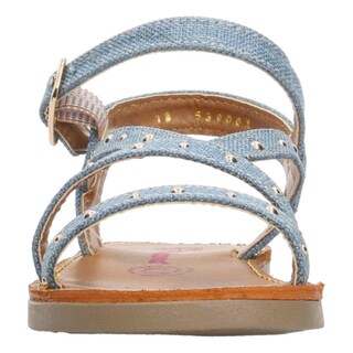 Foto 6 | Foto 6 | Sandalias Tropicana Azul Hebilla Ajustable Para Niña T14-26 Azul