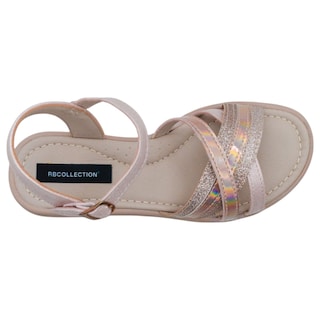 Foto 3 | Foto 3 | Sandalias Exterior Piel Vegana Color Rosa Para Niña De Rbcollection