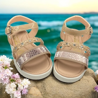 Foto 6 | Foto 6 | Huaraches Beige Para Niña, Comodidad Y Estilo