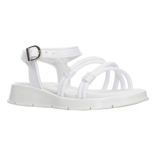 Foto 2 | Foto 2 | Sandalias Yuyin Blanco Con Hebilla Para Niña Blanco