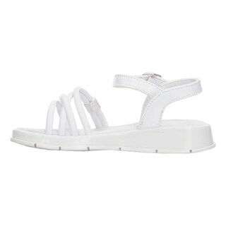 Foto 5 | Foto 5 | Sandalias Yuyin Blanco Con Hebilla Para Niña Blanco
