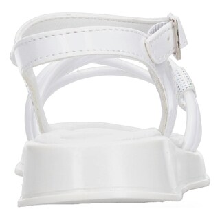 Foto 7 | Foto 7 | Sandalias Yuyin Blanco Con Hebilla Para Niña Blanco