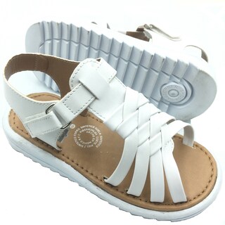 Foto 5 | Foto 5 | Sandalia-huarachetobogan Niña Casual Duo Blanco Y Rosa
