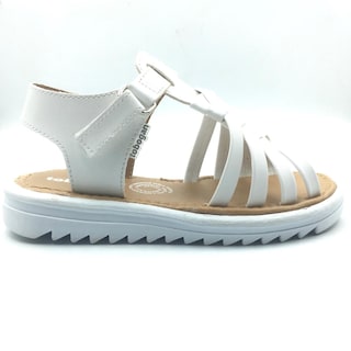 Foto 2 | Foto 2 | Sandalia-huarachetobogan Niña Casual Duo Blanco Y Rosa