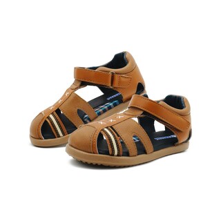 Foto 1 | Foto 1 | Sandalia Karsten Ajustable Para Niño Casual En Miel Confort Beige