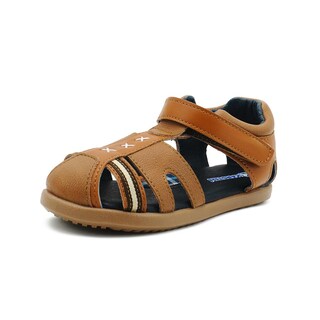 Foto 3 | Foto 3 | Sandalia Karsten Ajustable Para Niño Casual En Miel Confort Beige