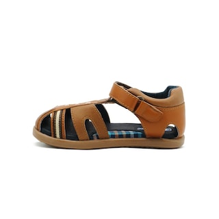 Foto 5 | Foto 5 | Sandalia Karsten Ajustable Para Niño Casual En Miel Confort Beige
