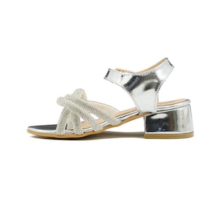Foto 5 | Foto 5 | Sandalia Para Niñas Glitter Graduación Color Plata 18-21.5 Plateado