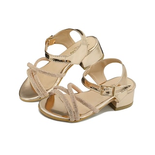 Foto 1 | Foto 1 | Sandalia Gladiadora Para Niñas Elegante Color Dorado 18-21.5 Dorado