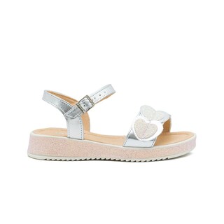 Foto 3 | Foto 3 | Sandalia Para Niña Corazones Brillantes Color Plateado Plateado