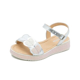 Foto 4 | Foto 4 | Sandalia Para Niña Corazones Brillantes Color Plateado Plateado