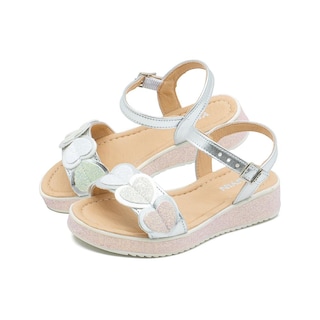 Foto 6 | Foto 6 | Sandalia Para Niña Corazones Brillantes Color Plateado Plateado