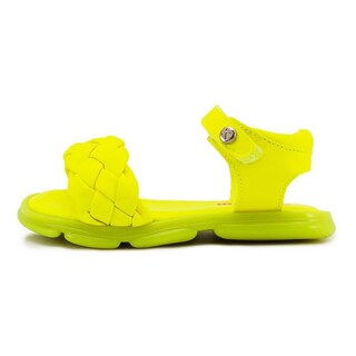 Foto 3 | Foto 3 | Huarache Karsten Niña Casual Velcro Amarillo Neon 13-21 Amarillo