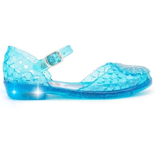 Foto 1 | Foto 1 | Sandalia Luces De Impacto Frozen Elsa Disney 13-19 Con Tacon Celeste