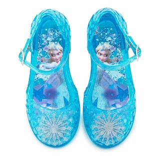 Foto 5 | Foto 5 | Sandalia Luces De Impacto Frozen Elsa Disney 13-19 Con Tacon Celeste