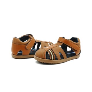 Foto 2 | Foto 2 | Sandalia Karsten Ajustable Para Niño Casual En Miel Confort Beige