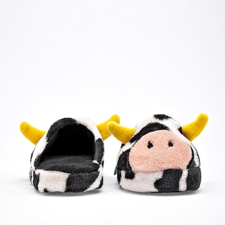 Foto 4 | Foto 4 | Huarachetas Pantufla Para Niña Negro Blanco