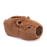 Parvus Pantufla Para Niña Café