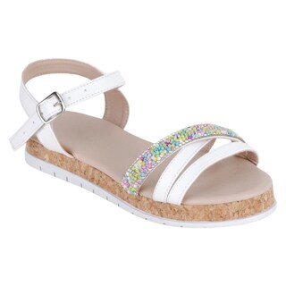 Foto 1 | Foto 1 | Sandalias Exterior Piel Vegana Color Blanco Para Niña De Rbbasics