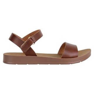 Foto 2 | Foto 2 | Sandalias Exterior Piel Vegana Color Café Para Niña De Rbbasics