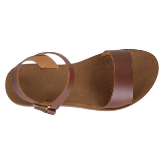 Foto 3 | Foto 3 | Sandalias Exterior Piel Vegana Color Café Para Niña De Rbbasics