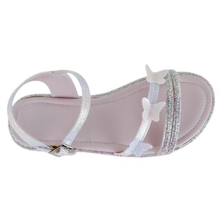 Foto 3 | Foto 3 | Sandalias Exterior Sintético Color Plata Para Niña De Rbbasics