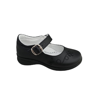 Foto 2 | Foto 2 | Zapato Balerina Escolar Niña Negro Piel 114 Moda