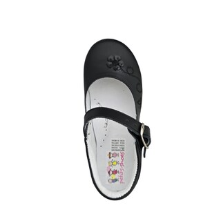 Foto 4 | Foto 4 | Zapato Balerina Escolar Niña Negro Piel 114 Moda